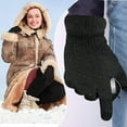 12 Pairs of Winter Gloves Mens Womens and Kids Thermal Knit Stretchy