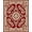 Red, Pattern 1, variant on ODIKA 2x3 Machine Washable Non-Slip Area Rug, Vintage Distressed Medallion Classic Heritage High Traffic Rug, Red, 666174