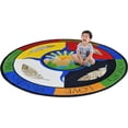 thumbnail image 2 of Traditional Teachings 5'4" Round Area Rug In Color Multi-Color:Multi,Material:Nylon, 2 of 4