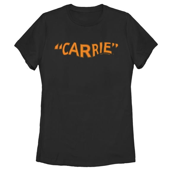 Women's Carrie Classic Logo Graphic Tee Black Large