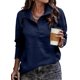 thumbnail image 1 of Sudadera SHEWIN para mujer, casual, ligera, extragrande, azul marino, 1 of 4