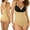 Brief - Beige, variant on ToBeInStyle Women's High Compression Shapewear Thong Brief Bodysuit