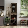 thumbnail image 3 of Pemberly Row Armoire Tour Moderne de Style Ferme en Bois, Chêne Récupéré, 3 of 12
