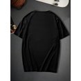 thumbnail image 2 of [Skeleton Pattern Graphic Men's Tee] Trendy Skeleton & Letter Pattern Print Men's Comfy T-shirt For Halloween, Graphic Tee Men's Summer Outdoor Clothes, Men's Clothing, Tops For Men, 2 of 5