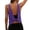 #0033-Purple, variant on Pounoo Womens Workout Tops Sleeveless Twisted Back Solid Color Athletic Shirts Casual Loose Lightweight Soft Comfy Gym Wear Gift