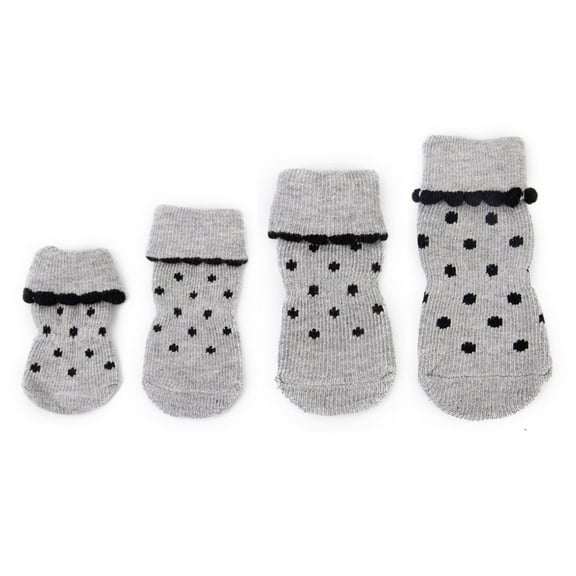 Nicehomfit Dog Socks Rubber Protect from Cold 4Pcs