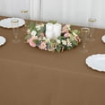 thumbnail image 6 of BalsaCircle 90" x 132" Polyester Rectangular Tablecloth Taupe, 6 of 8