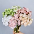 thumbnail image 2 of XmhyTop-A 2-Piece Silk Artificial Flowers, Premium Wedding Flowers Centerpiece Flowers, Ideal for Home Vase Filler Table Arrangement Decor,Red, 2 of 5