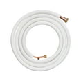 thumbnail image 2 of 16FT HVAC Line Set Kit - 1/4" & 1/2" Copper Pipes with Insulation - Compatible with Mini Split AC/Heat Pump - 18ft Wire Included, 2 of 10