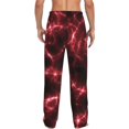thumbnail image 3 of Daiia Red Line Men's Sleep Pant with Pockets and Drawstring,Pajama Pants-X-Large, 3 of 9