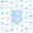 Blue White B, variant on Manfei Letter L Monogrammed Bed Sheets For Kids,Blue Ribbon Bowtie King Sheets,4pcs