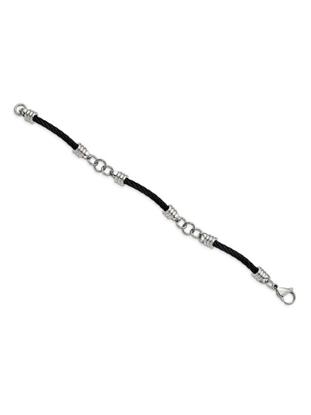 Gem & Harmony Mens Stainless Steel Bracelet  (9 inch) for Men