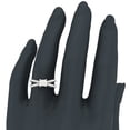 thumbnail image 3 of Princess Cut Diamond Engagement Rings 14K Gold Split Shank Style Cross Shank 1.75 CT TW 14K Gold (K-L,I1), 3 of 8