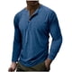 thumbnail image 1 of pstuiky Camisas de manga larga abrigadas para hombre, Camiseta básica informal de manga larga de color liso para hombre camisetas de hombre s, 1 of 5