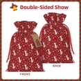 thumbnail image 2 of Naloa Christmas Deer Head Drawstring Christmas Bags, 3D Xmas Gift Bags, Christmas Wrapping Bags, Xmas Goodie Bags, Treat Pouch Bags, Party Favor Bags-Medium, 2 of 9