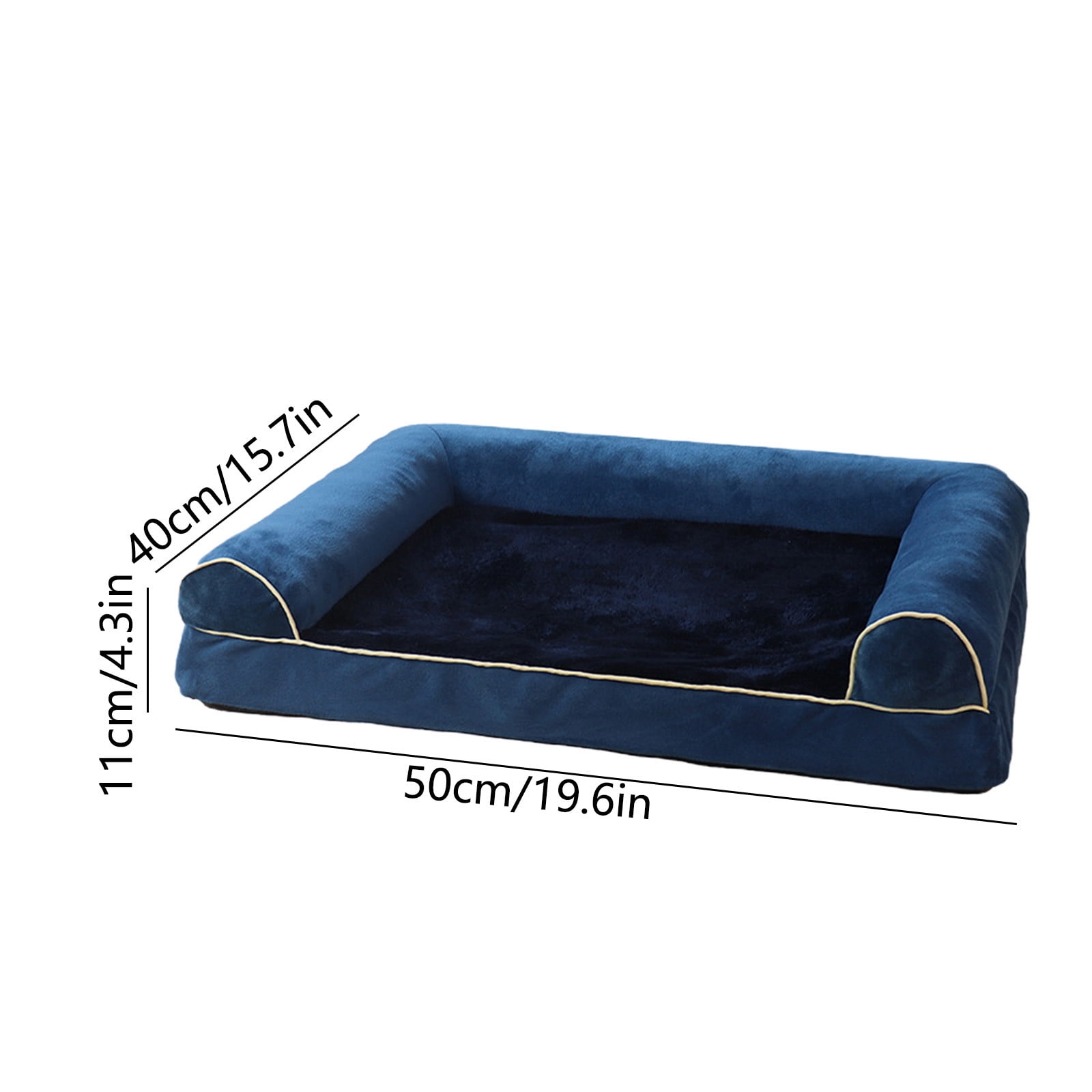 UTXQFD Orthopedic Dog Beds, Waterproof Memory Foam Dog Bed with Sides, Non-Slip Bottom and Egg-Crate Foam Big Dog Couch Bed with Washable Removable Cover,
