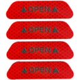 thumbnail image 5 of 4pcs Automotive Fluorescent Open Strips,,Reflective Waterproof Attributes Stickers Night Driving Safety, 5 of 5