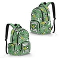 thumbnail image 2 of DISNIMO Soccer Ball Print Large Capacity Backpack for Kids, Multi Compartment School Bag with Side Mesh Pockets for Elementary Middle School Students Daily Use, 2 of 7