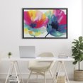 thumbnail image 3 of Stupell Industries Contemporary Two Colorful Poppies Black Floating Frame Canvas Art, 31 x 21, by Chromatic Storm Studio, 3 of 8