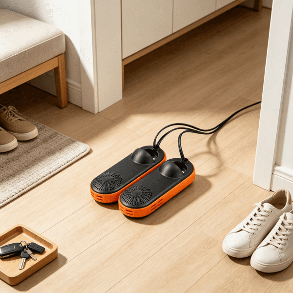 Portable Electric Shoe & Boot Dryer, Quick-Dry with Deodorizing, Fits Slippers, Snow Boots, Leather & Canvas Shoes