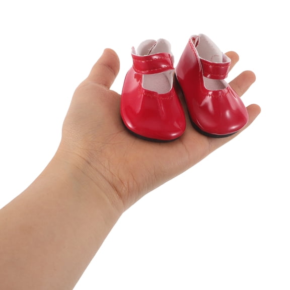 PAMINGONO 2 Pairs of Elegant Princess Doll Shoes Faux Dress Up Accessories