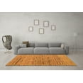 thumbnail image 3 of Ahgly Company Indoor Square Abstract Orange Modern Area Rugs, 7' Square, 3 of 4
