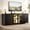 Black, variant on GUNAITO TV Stand for TVs up to 75", Entertainment Center with 6 Fabric Drawers and LED Lights, Big TV Stand with Media Console Storage Cabinet for Living Room, Black