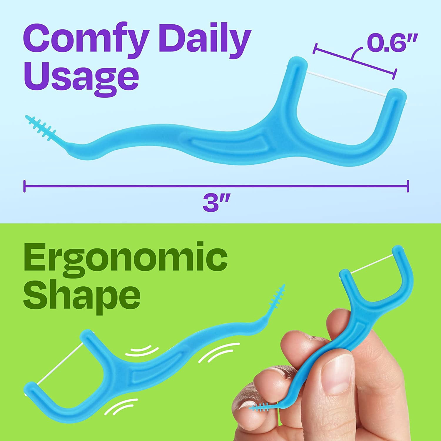 Dental Floss Picks for Adults with Brush Picks Mint Flavor 200 Count 4 Travel Cases Tooth flossers that Glide on Tight Teeth Sensitive Gums Teeth Easy Grip