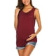 thumbnail image 3 of Camiseta de maternidad para mujer, camiseta de lactancia, camiseta de embarazo sin mangas de doble capa, 3 of 6