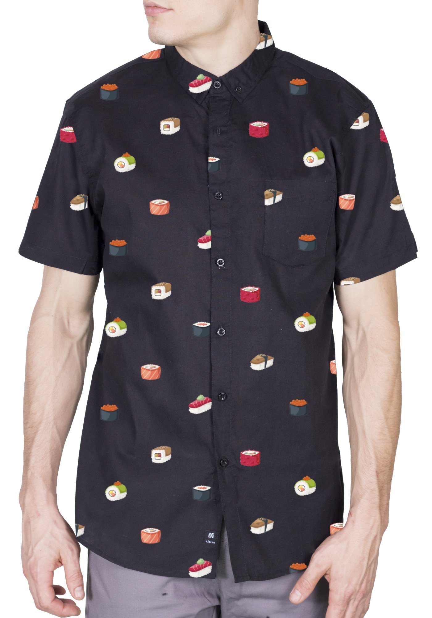 Sushi button up shirt Clearance