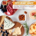thumbnail image 6 of Charcuterie Boards Heart Shaped Cheese Board And Set  Mothers Day Wood Platter Small Servers Home Wedding Gifts, 6 of 7