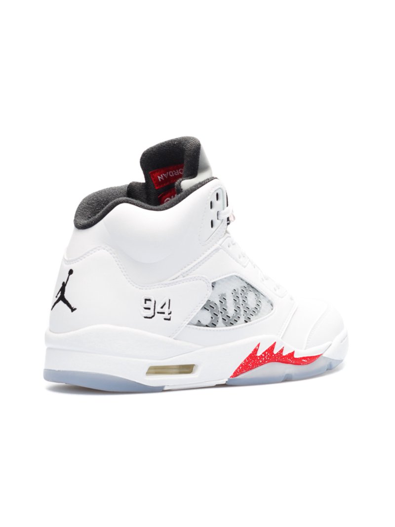 Air Jordan 5 Retro Supreme 'Supreme' - 824371-101 - Size 8 - Mens