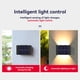thumbnail image 5 of Yuarrent Luz de jardín alimentada por energía Solar ABS, lámpara de Patio decorativa de repuesto para montar en la pared, funciona con luz elegante, Iluminación y accesorios Iluminación blanca Yuarrent HA073270-01, 5 of 6