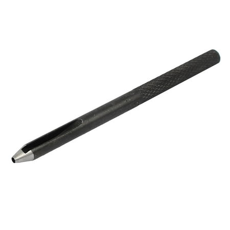 Hand Tooled Black Leather - Leather Gasket Strap Belt Hollow Hole Punch Hand Tool Black 2mm Dia