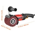 thumbnail image 6 of KFFKFF Surface Polisher, 1200W Electric Tool with 6 Speed Settings, Includes 4 Fiber Wheels for Efficient Metal and Stainless Steel Polishing, 6 of 9