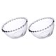 thumbnail image 2 of 2 piezas de ensaladera transparente para el tazón de postre tazón de frutas de uso múltiple tazón de yogurt transparente, 2 of 7