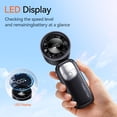 thumbnail image 5 of 3-In-1 Portable Handheld Turbo Fan With 100 Speeds And LED Display Purple, 5 of 16