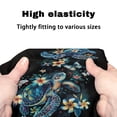thumbnail image 7 of HELLHERO Turtle Flowers Rollator Seat Covers Easy Fit Backrest Covers & Sun & Dust Protector for Elderly Adults Outdoor Park for The Elderly, 7 of 7