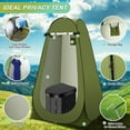 thumbnail image 4 of Portable Toilet Kit with Pop-Up Privacy Tent and Poo Gel Toilet Bags, Washable Outdoor Showers Changing Rooms, 4 of 4