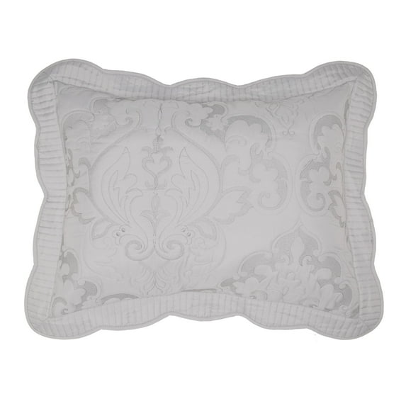 Brylanehome Amelia Shams - King Sham (2 Pack), Grey