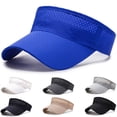 thumbnail image 2 of Women Hat Unisex UV Protection Empty Top Sunscreen Tennis Cap for Running, 2 of 8