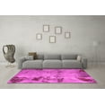 thumbnail image 3 of Ahgly Company Indoor Square Abstract Pink Modern Area Rugs, 7' Square, 3 of 4