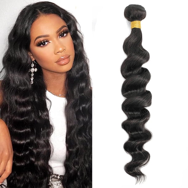 Paquetes de cabello virgen brasileño de grado 12A, onda suelta, paquetes de 22 pulgadas, cabello humano virgen brasileño Remy, paquetes de tejido de cabello humano de onda profunda, real, sin proces