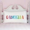 Her Name Rainbow Girls Personalized Pillowcase