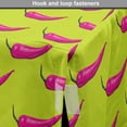 thumbnail image 4 of Pepper Dog Crate Cover, Modern Pop Art with Abstract Colored Creative and Contemporary Chili, Easy to Use Pet Kennel Cover Small Dogs Puppies Kittens, 7 Sizes, Yellow Green Magenta, by Ambesonne, 4 of 6