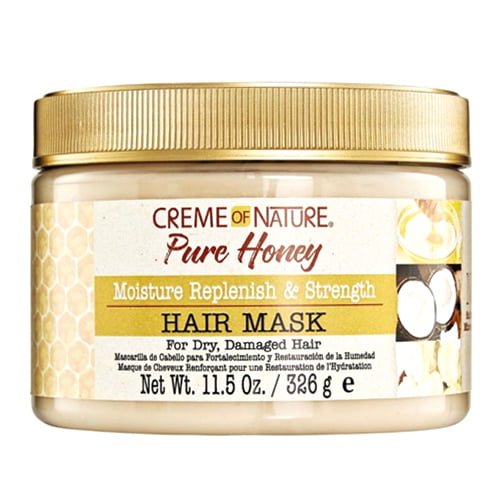 Creme Of Nature Pure Honey Moisture Replenish And Strength Hair Mask,   Oz, 2 Pack 