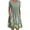 1*Green, variant on Women's Casual T Shirt Midi Dress Short Sleeve Pleats Sundress Boho Floral Print Tunic Shirt Dresses with Pockets