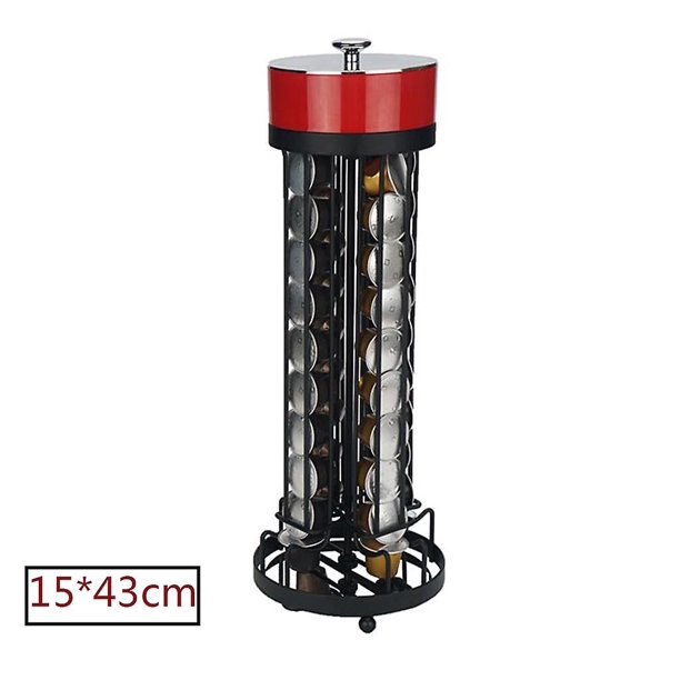 Soporte giratorio para cápsulas de café, soporte para cápsulas, soporte de almacenamiento, cápsula 40 para cápsulas de café de 3,6*3,6*3 Cm