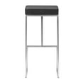 thumbnail image 4 of Zuo Chaise de Bar Moderne Darwen en Similicuir, Noir (Ensemble de 2), 4 of 6