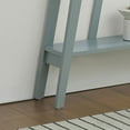 thumbnail image 4 of Kings Brand Furniture - Console Table, Narrow Sofa Table with Storage Shelf for Hallway, Front Hall, Entryway, Living Room (Ice Blue), 4 of 6